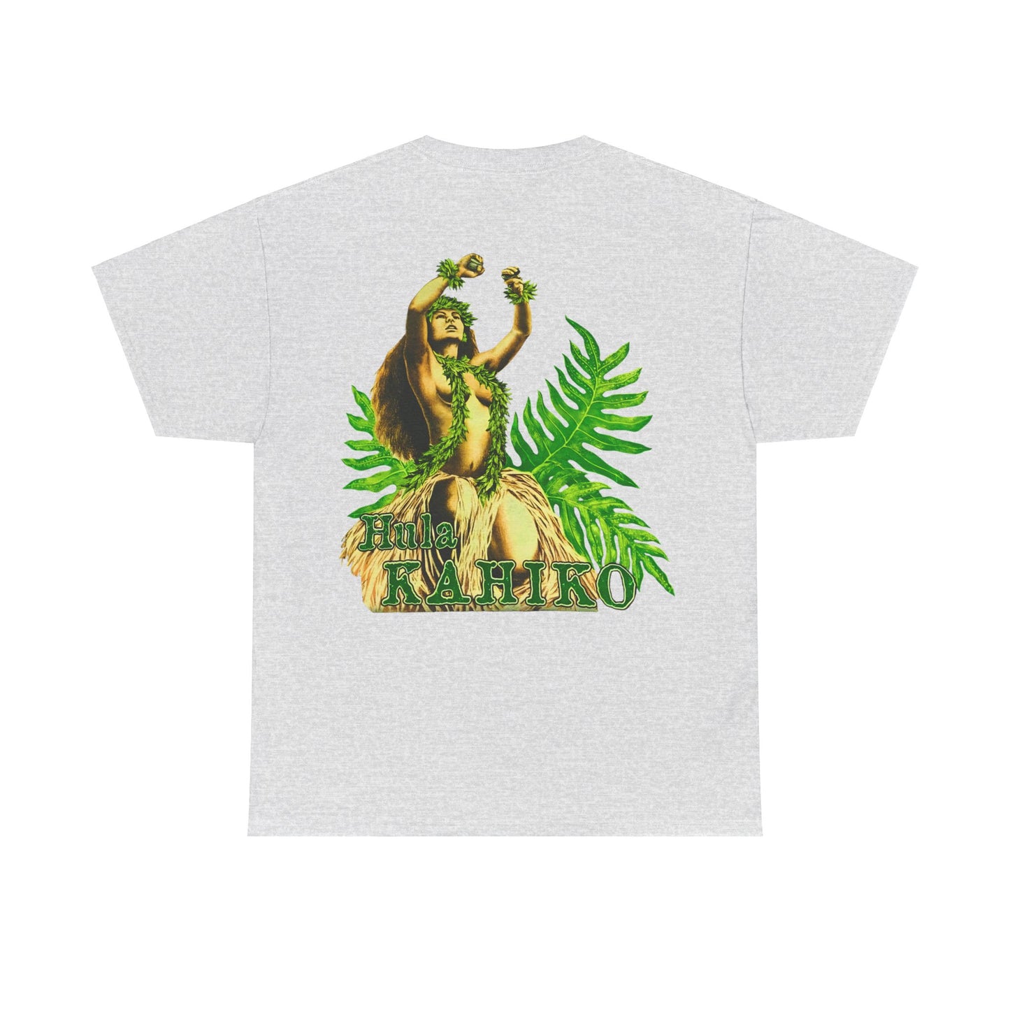 Hawaiian Strength Hula Kahiko Vintage Design 90s New Print Unisex Heavy Cotton Tee