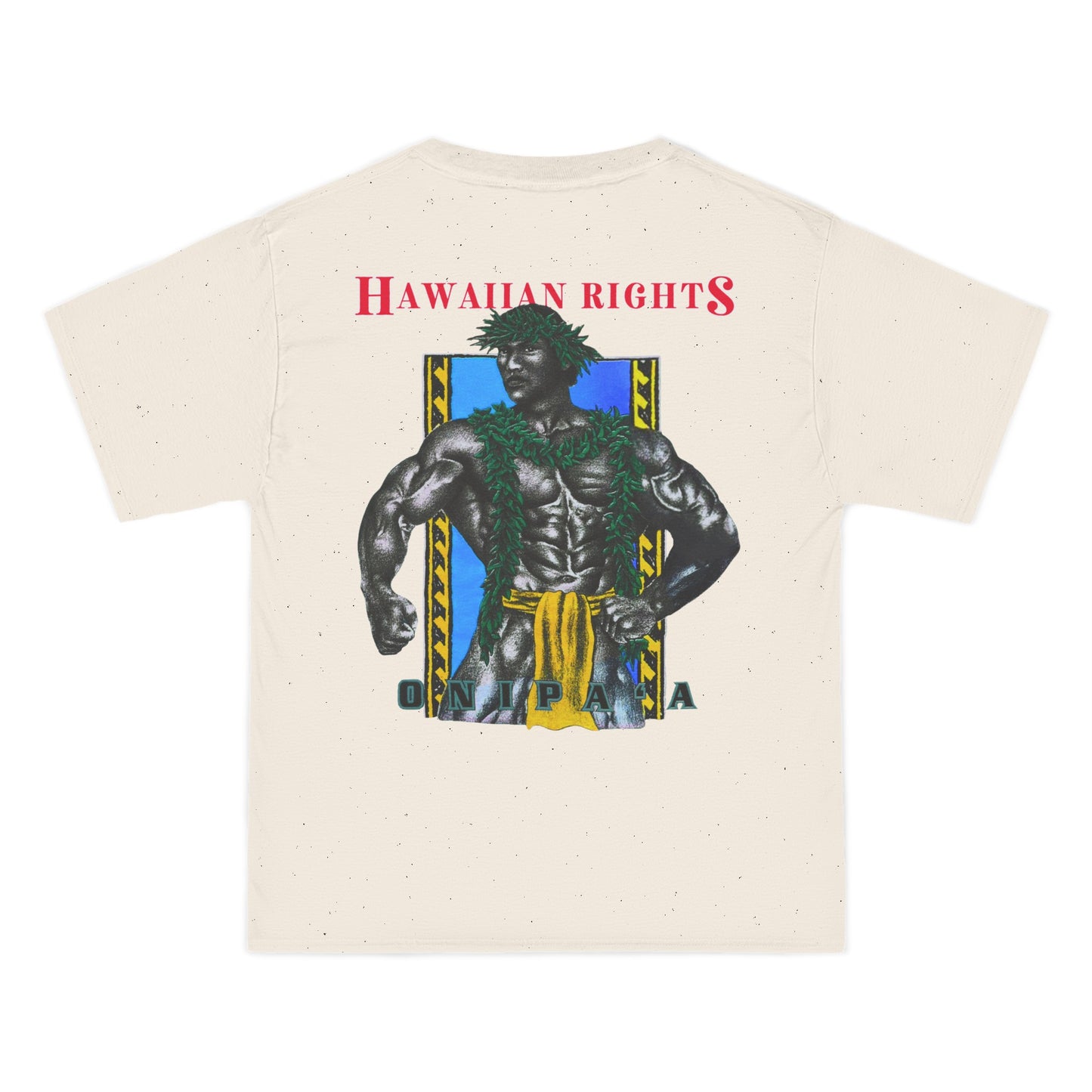 Hawaiian Strength Onipa’a Hawaiian Rights Vintage Design 90s New Print Beefy-T®  Short-Sleeve T-Shirt