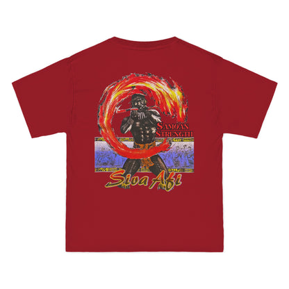 Samoan Strength Siva Afi Vintage Design 90s New Print Beefy-T®  Short-Sleeve T-Shirt