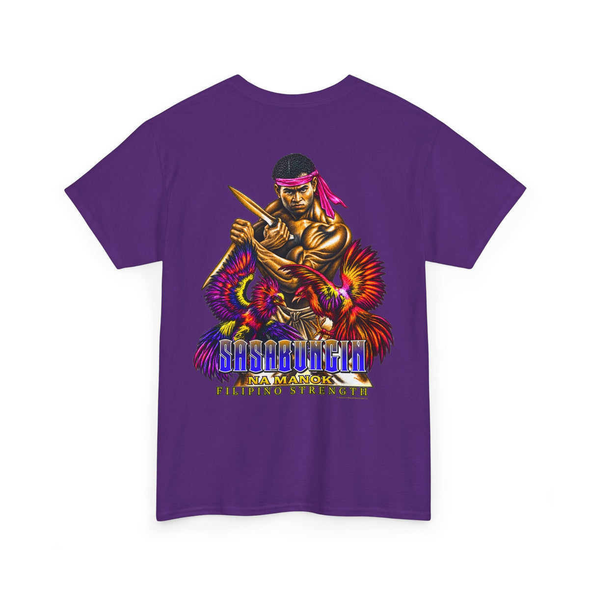 Filipino Strength Sasabungin Na Manok Unisex Heavy Cotton Tee