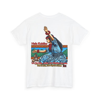 Hawaiian Strength Hula Kahiko Dare to Hula T-shirt Unisex Heavy Cotton Tee