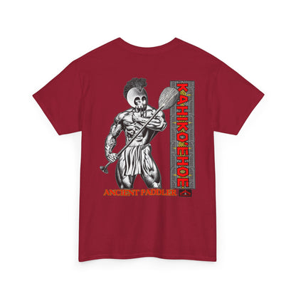 Hawaiian Strength Ancient Paddler T-shirt Unisex Heavy Cotton Tee