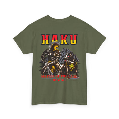 Hawaiian Strength Haku Master of the Land Hawaii Vintage Design 90s New Print Unisex Heavy Cotton Tee