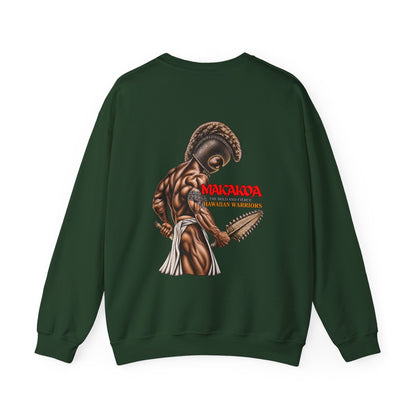 Hawaiian Strength Makakoa The Bold and Fierce Hawaiian Warriors Unisex Heavy Blend™ Crewneck Sweatshirt