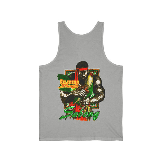 Filipino Strength Sabong Vintage Design 90s New Print Unisex Jersey Tank