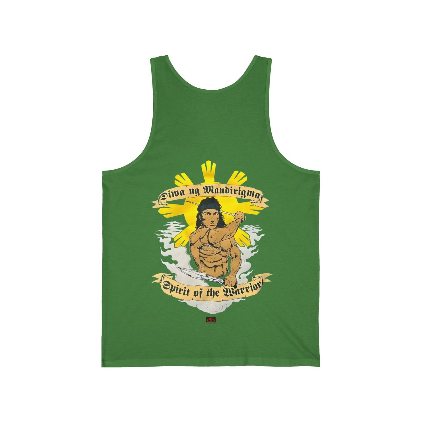 Filipino Strength Spirit of the Warrior Diwa ng Mandirigma Vintage Design 90s New Print Unisex Jersey Tank
