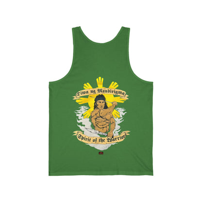 Filipino Strength Spirit of the Warrior Diwa ng Mandirigma Vintage Design 90s New Print Unisex Jersey Tank