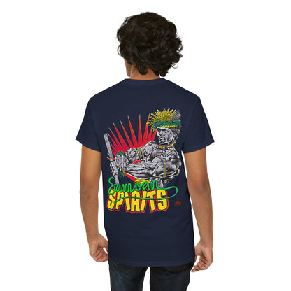 Samoan Strength Samoan Spirits Vintage 90s Design New Print Unisex Heavy Cotton Tee