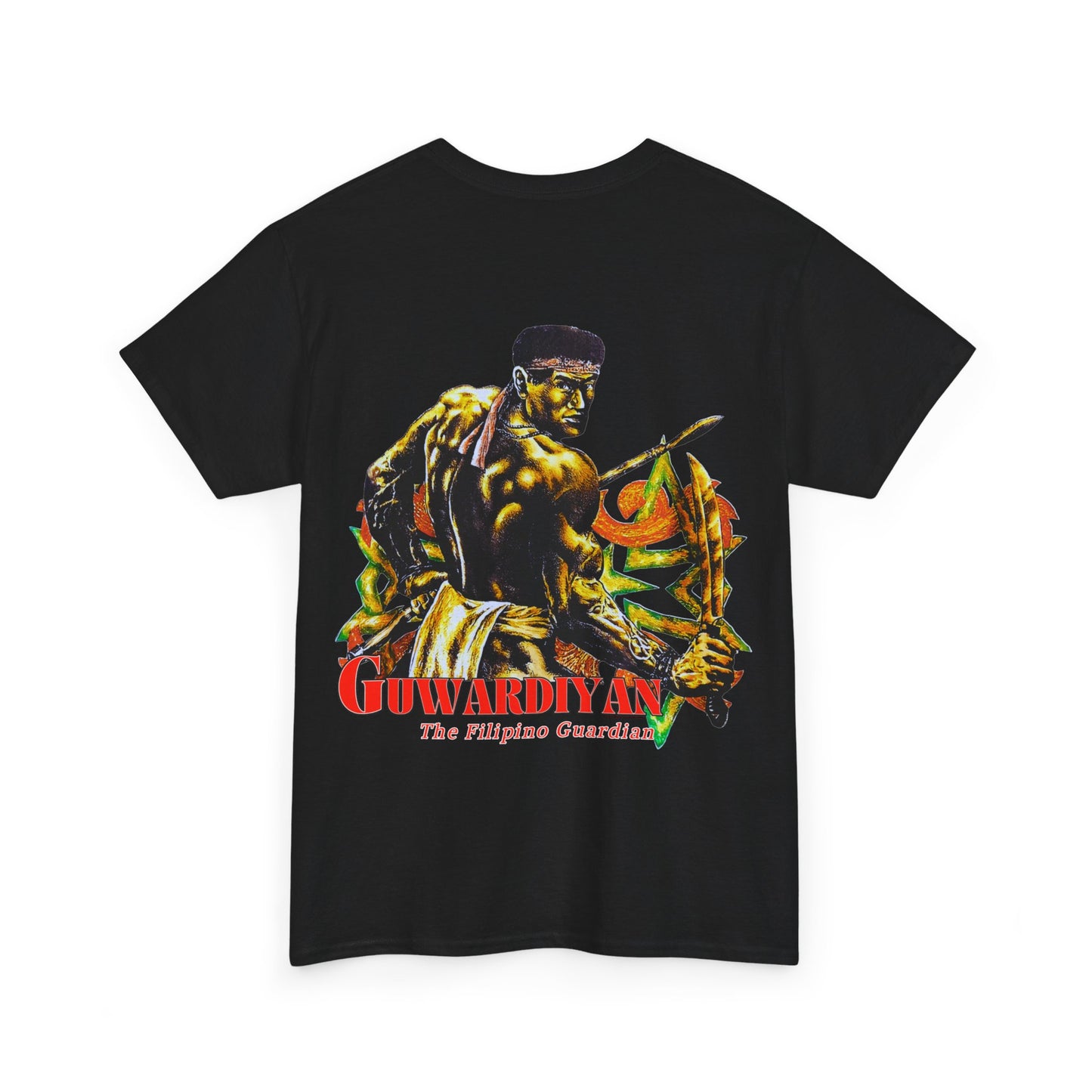 Filipino Strength The Filipino Guardian Guwardiyan Vintage Design 90s New Print T-shirt Unisex Heavy Cotton Tee