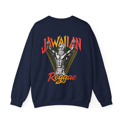 Jawaiian Strength Jawaiian Reggae Vintage Designs 90s New Print Unisex Heavy Blend™ Crewneck Sweatshirt