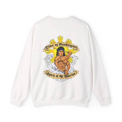 Filipino Strength Spirit of the Warrior Diwa ng Mandirigma Unisex Heavy Blend™ Crewneck Sweatshirt