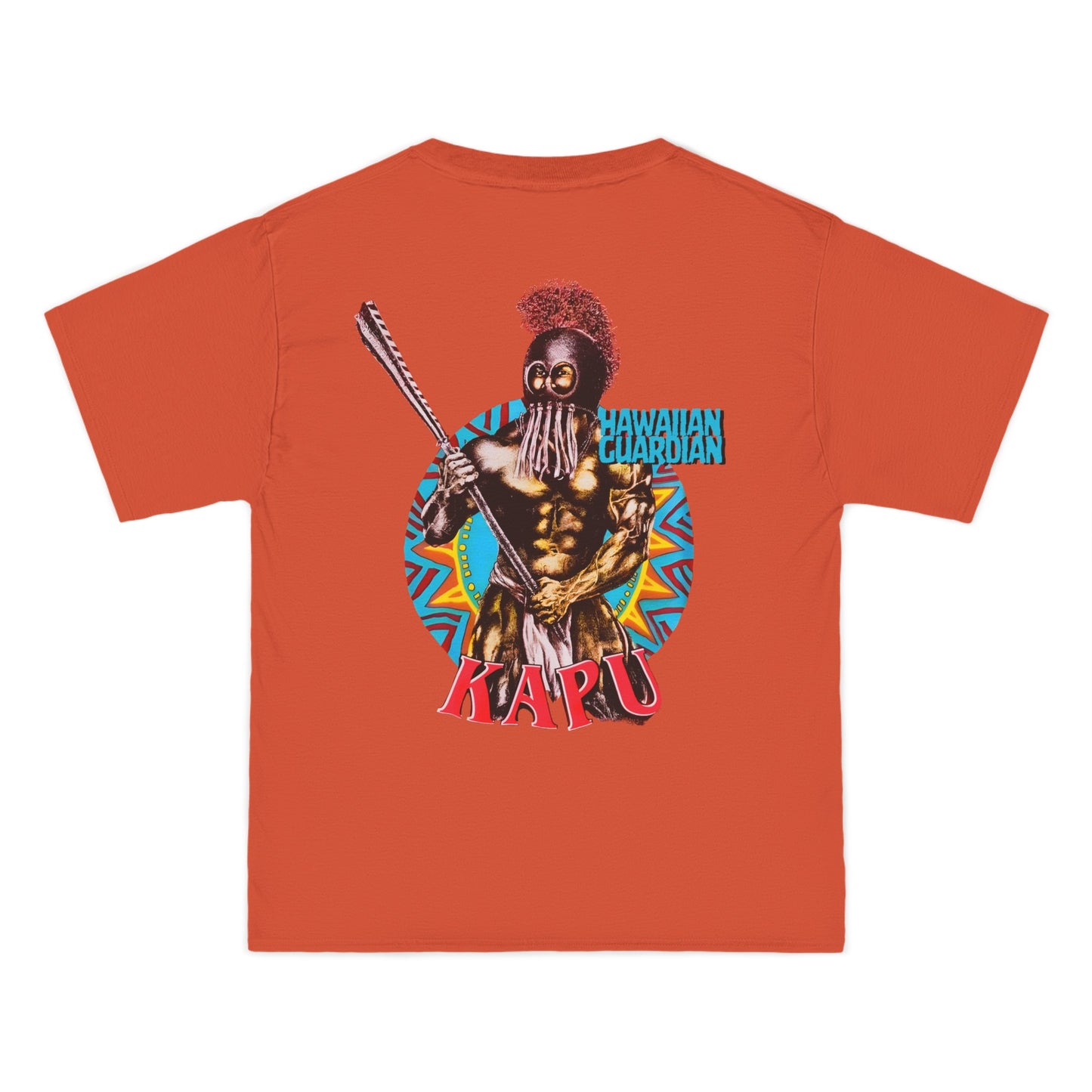 Hawaiian Strength Kapu Hawaiian Guardian Vintage Design 90s New Print Beefy-T®  Short-Sleeve T-Shirt