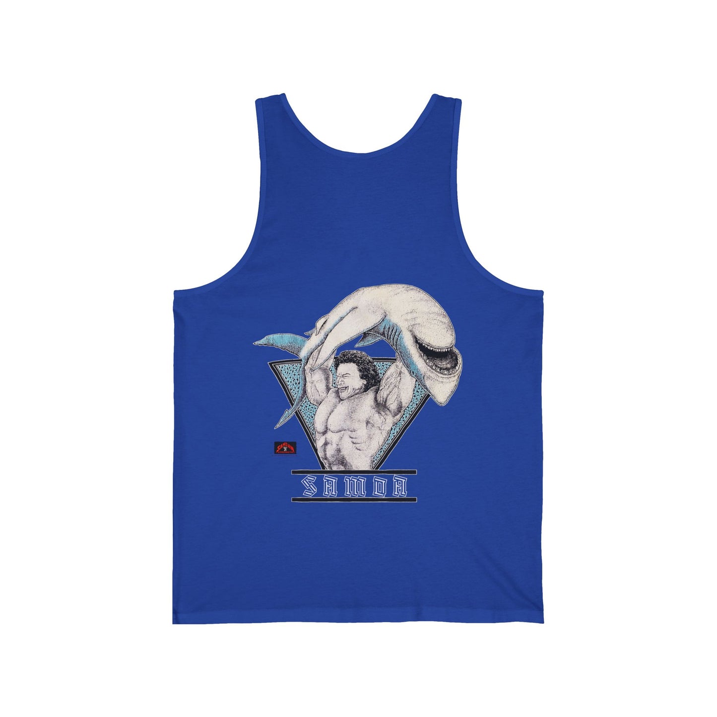 Samoan Strength Samoa Vintage 90s Design New Print Unisex Jersey Tank