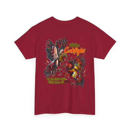 Filipino Strength Filipino Cockfight Vintage Design 90s New Print T-shirt Unisex Heavy Cotton Teetton Tee