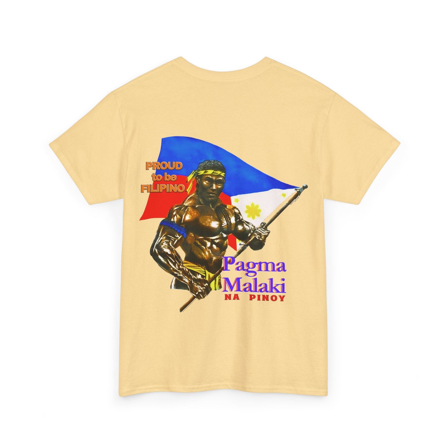 Filipino Strength Proud to be Filipino Pagma Malaki Na Pinoy Vintage Design 90s New Print T-shirt Unisex Heavy Cotton Tee