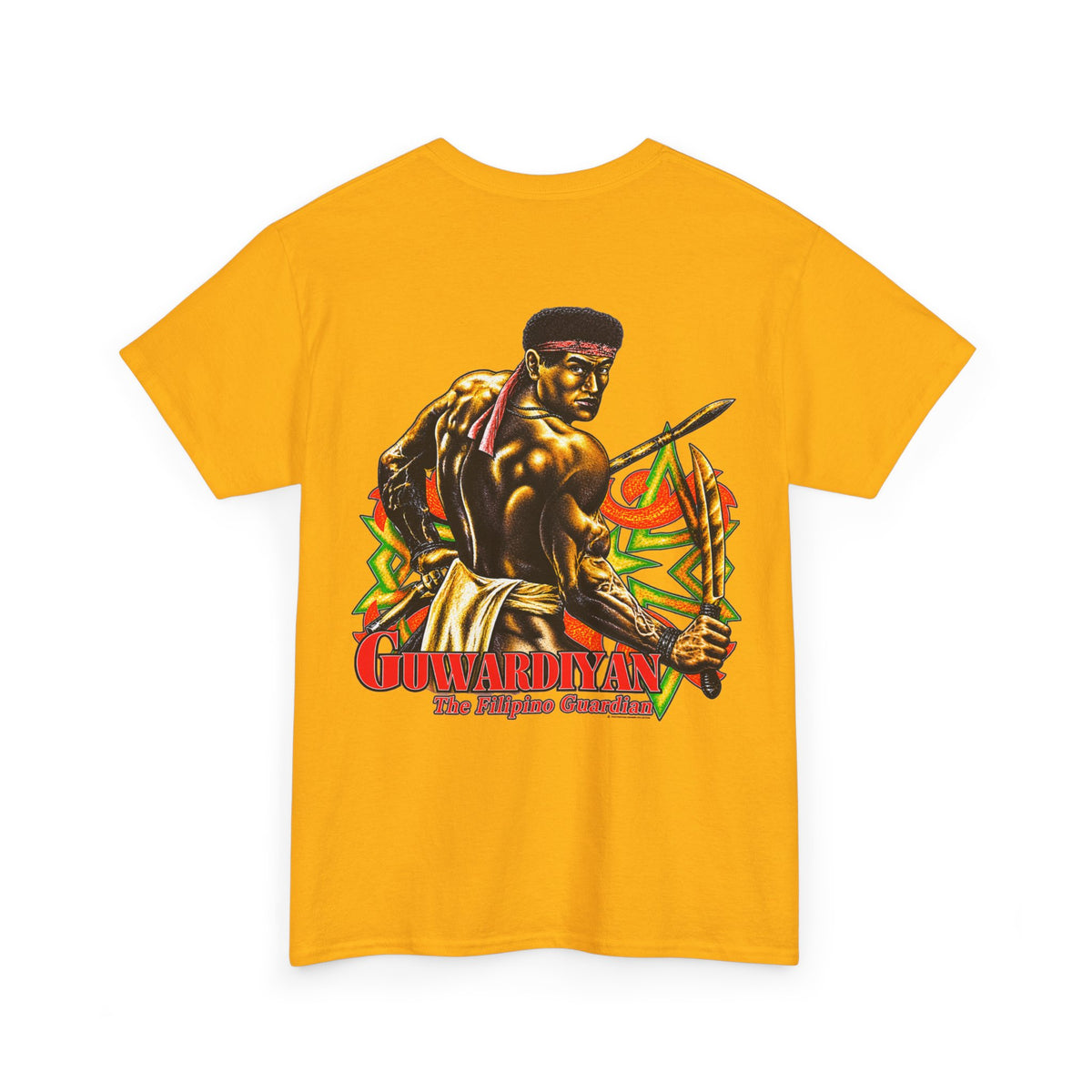 Filipino Strength The Filipino Guardian Guwardiyan Unisex Heavy Cotton Tee