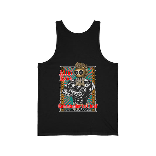 Hawaiian Strength Alihi Kaua Commander in Chief Unisex Jersey Tank