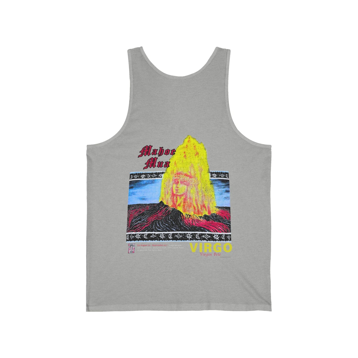 Hawaiian Strength Vigro Mahoe Mua Virgin Pele Vintage Design 90s New Print Unisex Jersey Tank