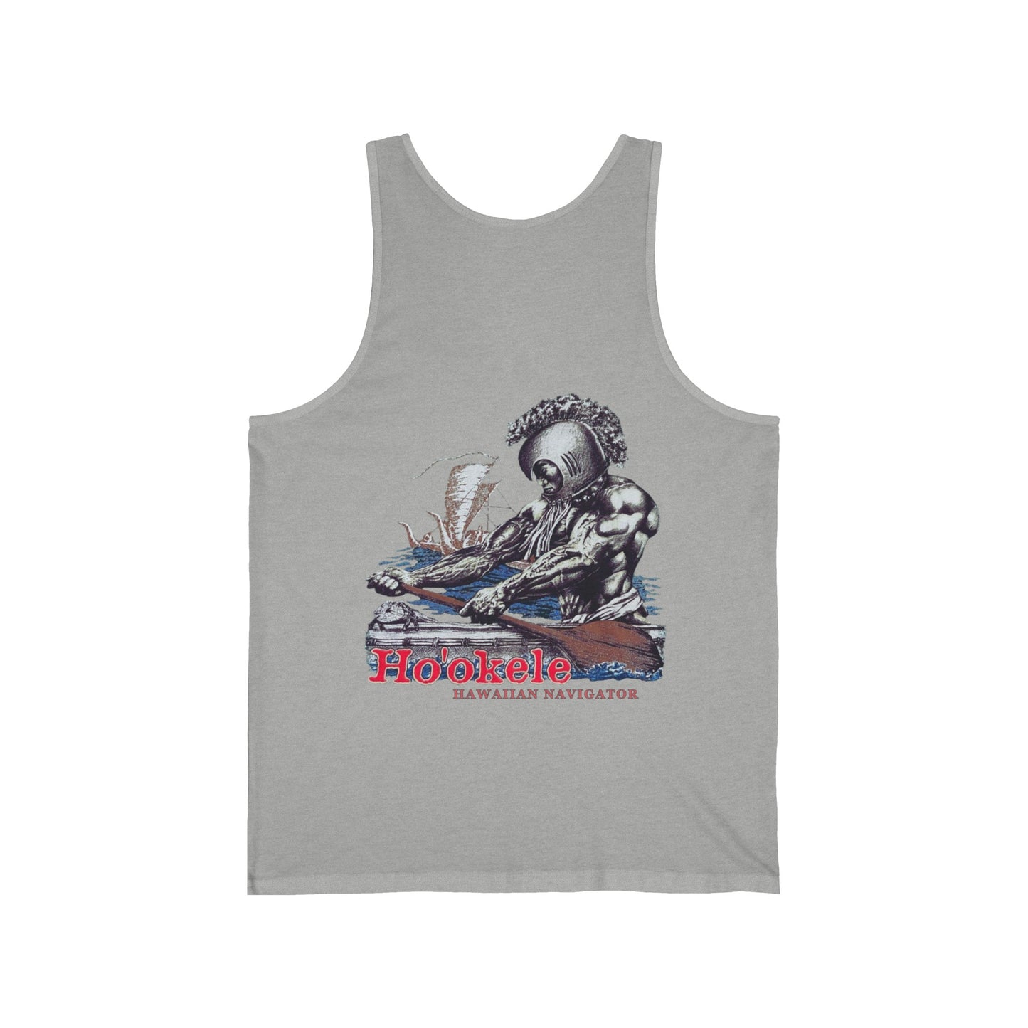 Hawaiian Strength Ho'okele Hawaiian Navigator Vintage Design 90s New Print Unisex Jersey Tank