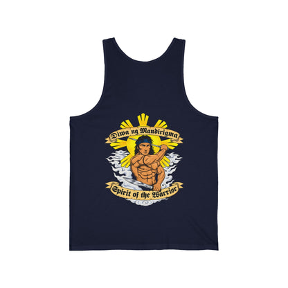 Filipino Strength Spirit of the Warrior Diwa ng Mandirigma Unisex Jersey Tank