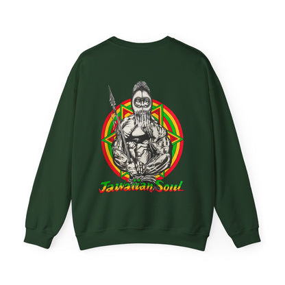 Jawaiian Strength Jawaiian Soul Vintage Design 90s New Print Unisex Heavy Blend™ Crewneck Sweatshirt