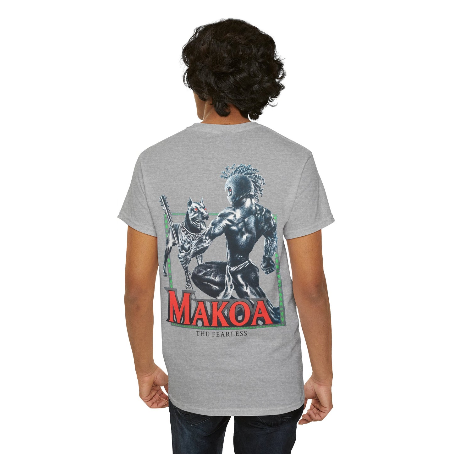 Hawaiian Strength Makoa The Fearless Vintage Design 90s New Print T-shirt Unisex Heavy Cotton Tee