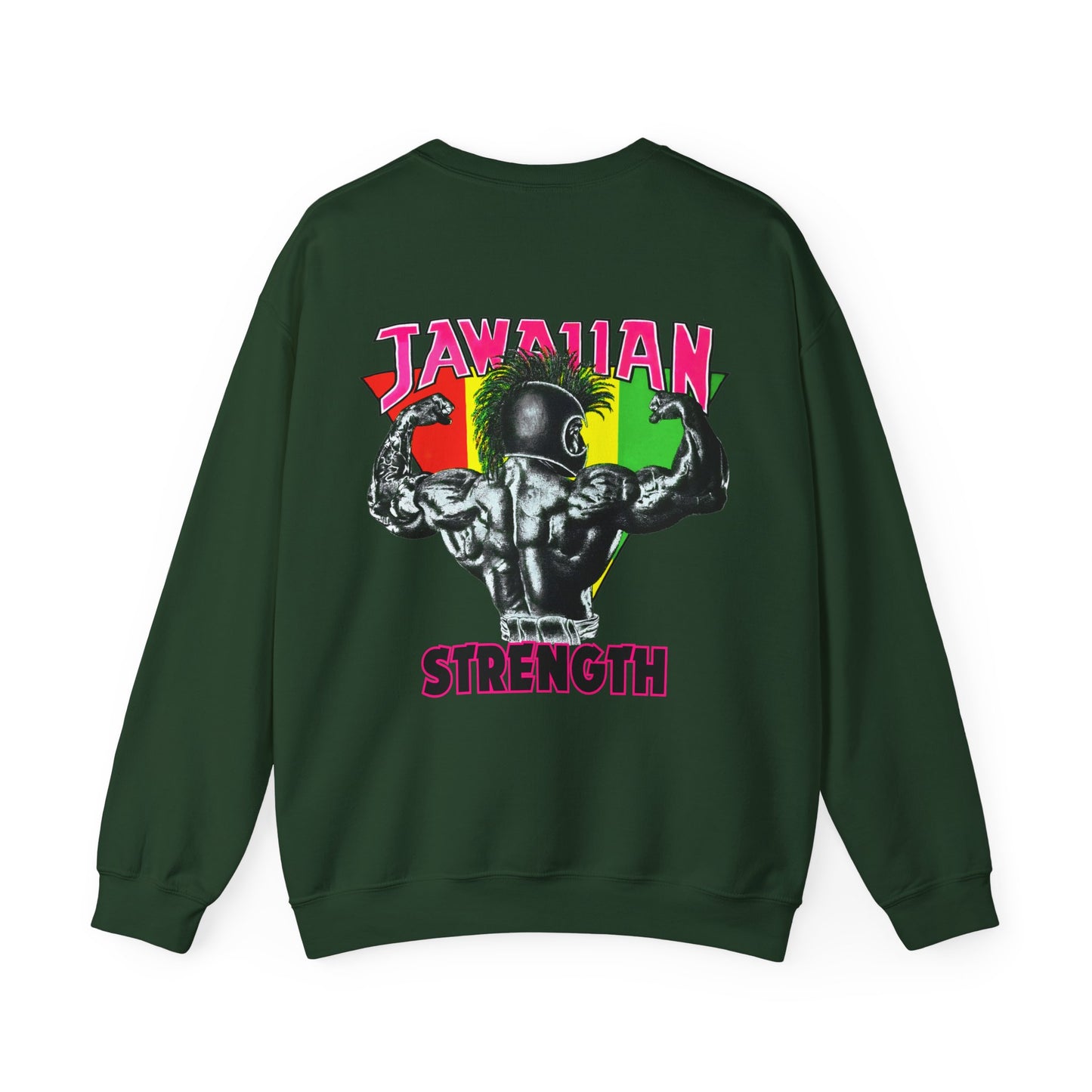 Jawaiian Strength Jawaiian Strenght Shirt Vintage Design 90s New Print Unisex Heavy Blend™ Crewneck Sweatshirt