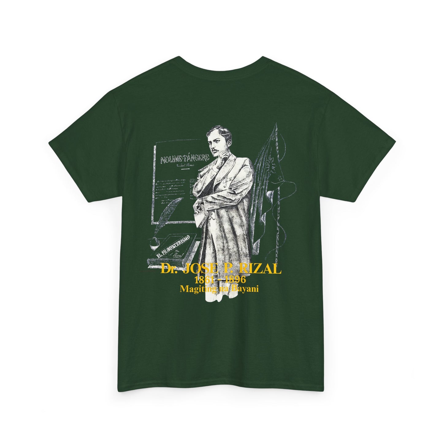 Filipino Strength Dr Jose Rizal Magiting na Bayani Vintage Design 90s New Print Unisex Heavy Cotton Tee