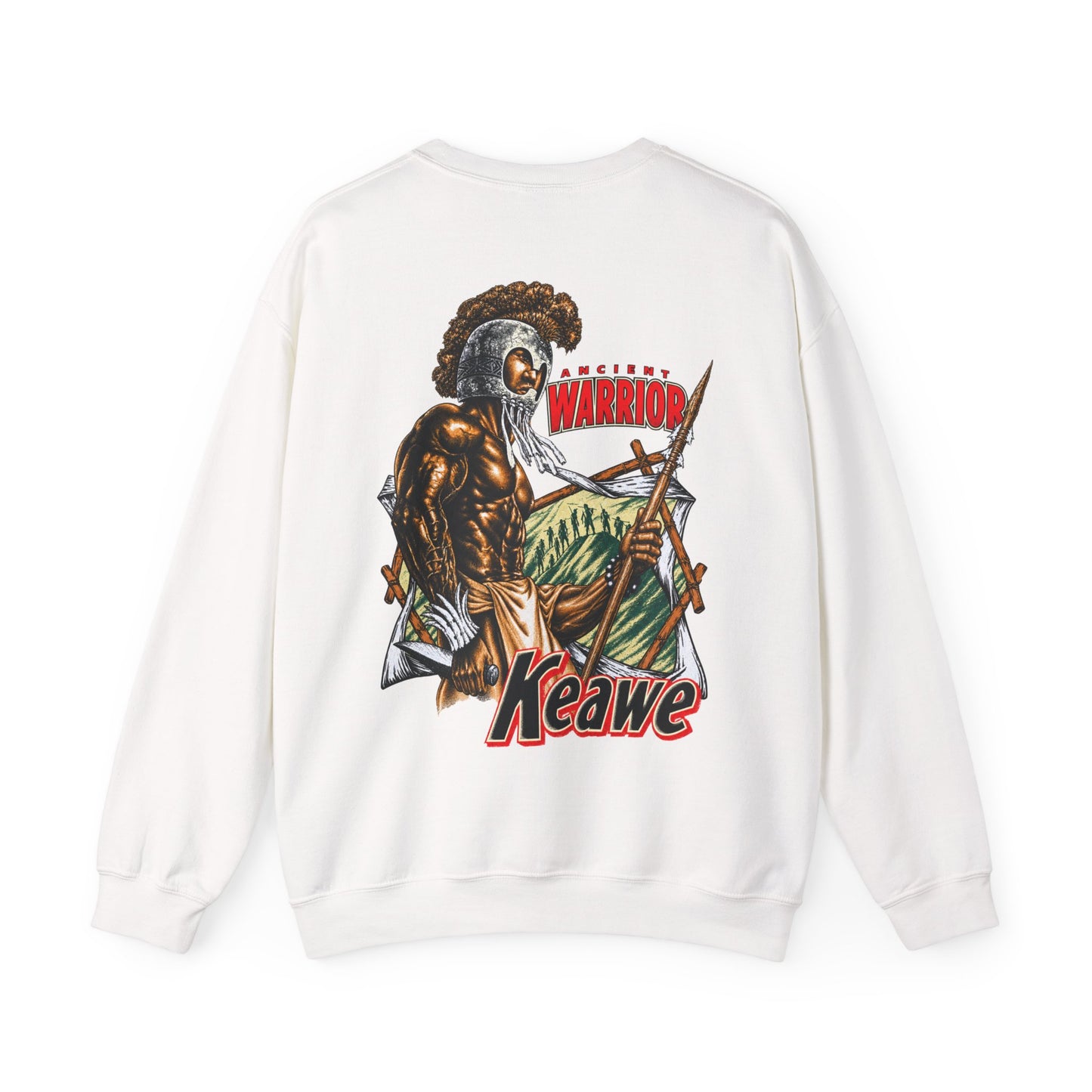 Hawaiian Strength Keawe Ancient Warrior Unisex Heavy Blend™ Crewneck Sweatshirt