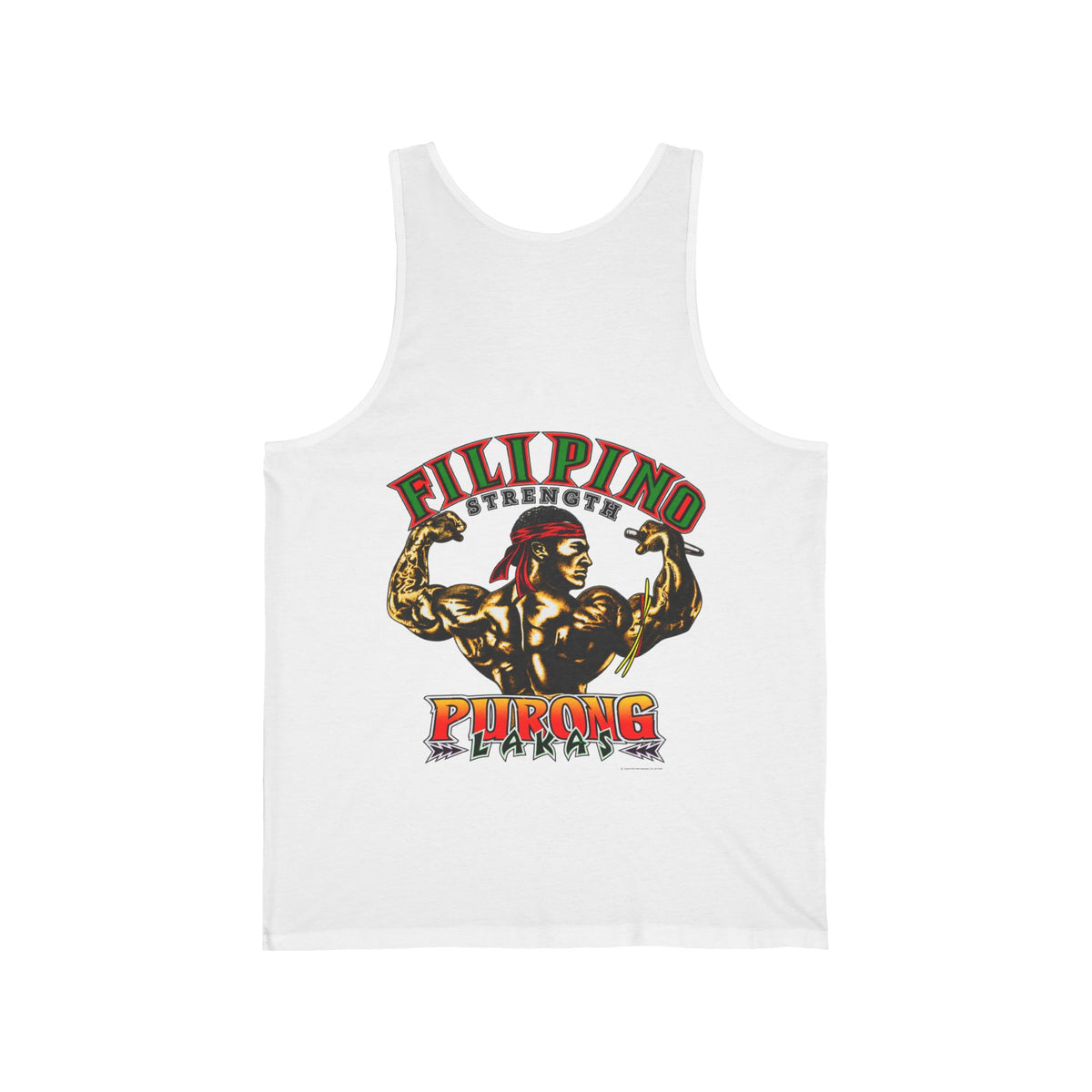 Filipino Strength Purong Lakas Unisex Jersey Tank