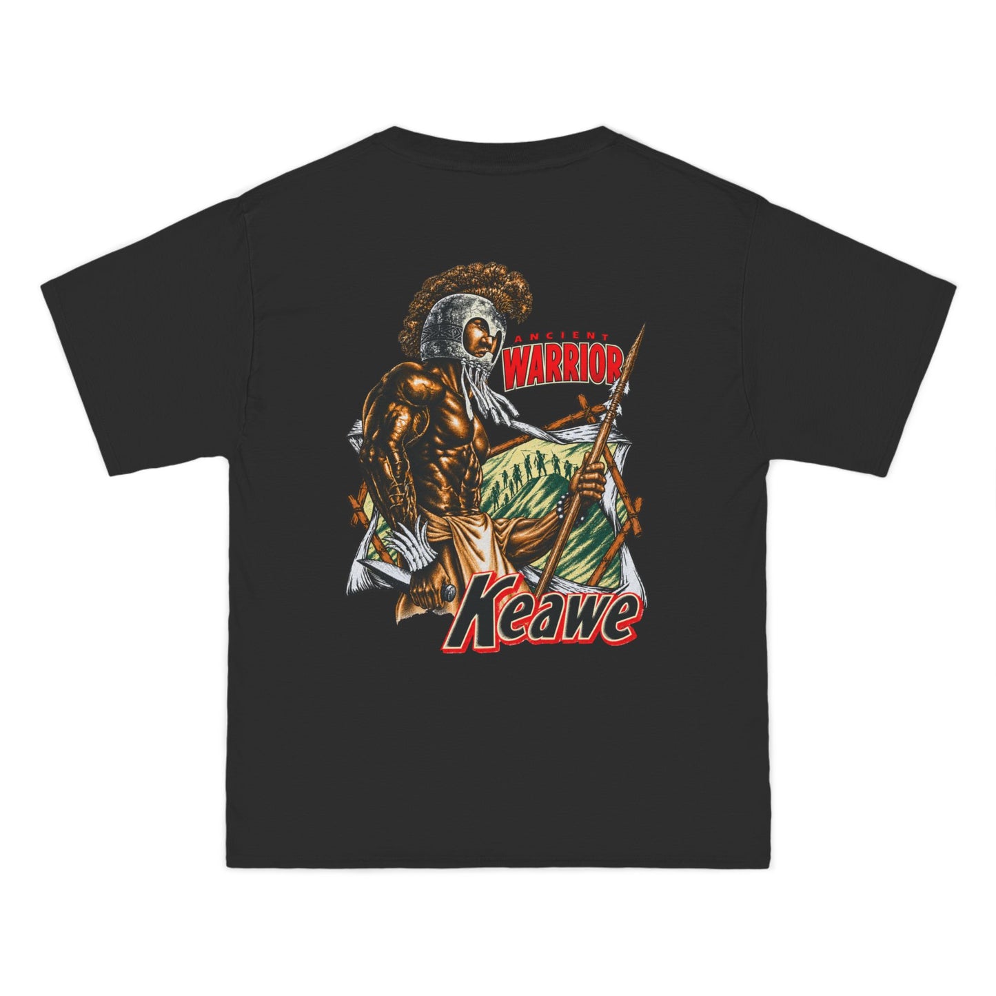 Hawaiian Strength Keawe Ancient Warrior Beefy-T®  Short-Sleeve T-Shirt
