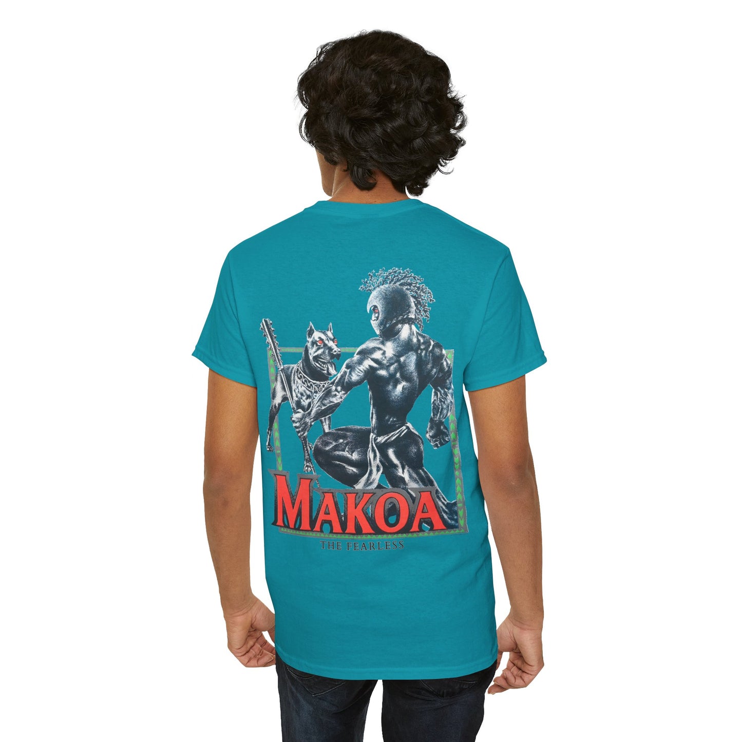 Hawaiian Strength Makoa The Fearless Vintage Design 90s New Print T-shirt Unisex Heavy Cotton Tee