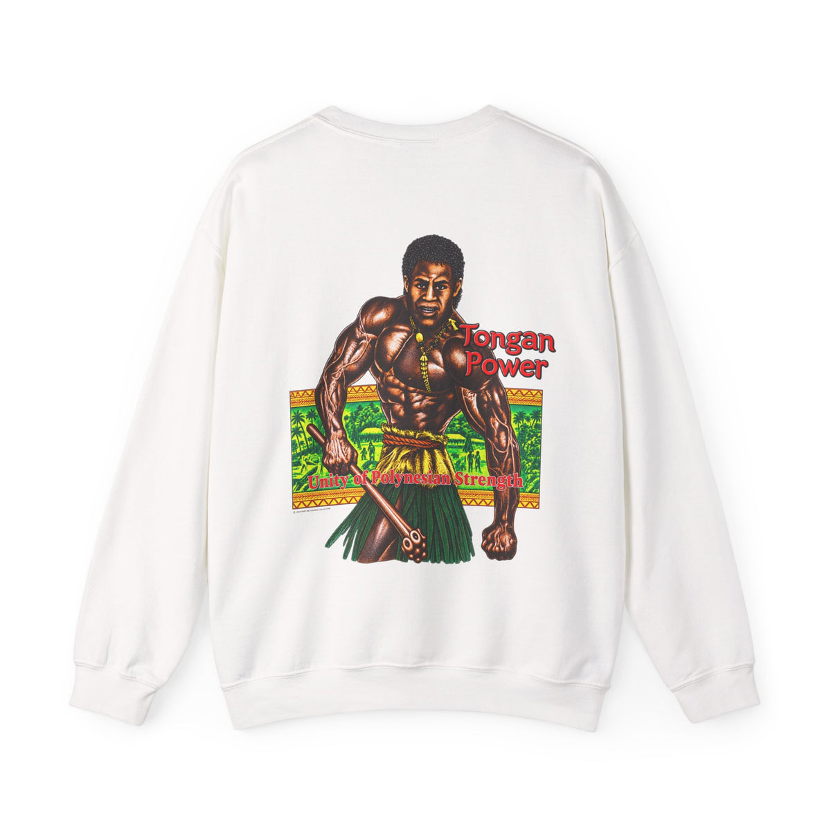 Local Strength Tongan Power Unity of Polynesian Strength Unisex Heavy Blend™ Crewneck Sweatshirt
