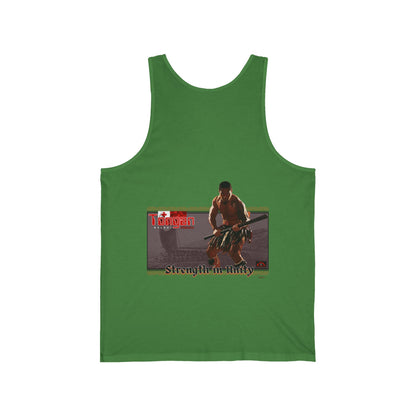 Local Strength Tongan Strength Malohi Stregnth in Unity Unisex Jersey Tank