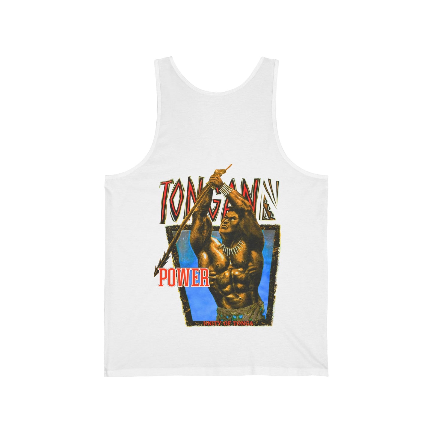 Local Strength Tongan Power Unity Of Tonga Vintage Design 90s New Print Unisex Jersey Tank