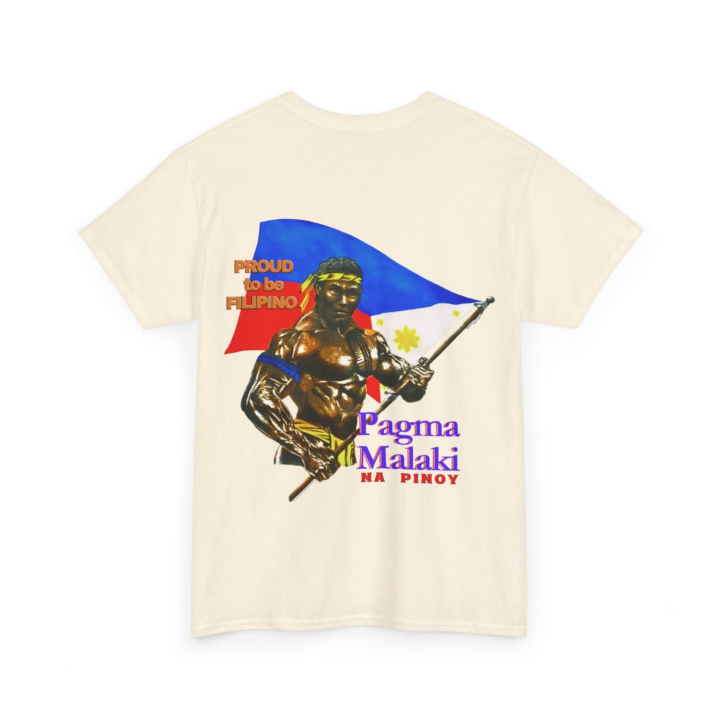 Filipino Strength Proud to be Filipino Pagma Malaki Na Pinoy Vintage Design 90s New Print T-shirt Unisex Heavy Cotton Tee