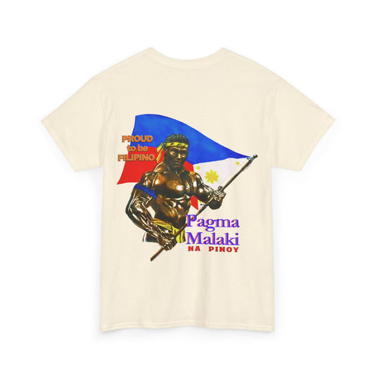 Filipino Strength Proud to be Filipino Pagma Malaki Na Pinoy Vintage Design 90s New Print T-shirt Unisex Heavy Cotton Tee