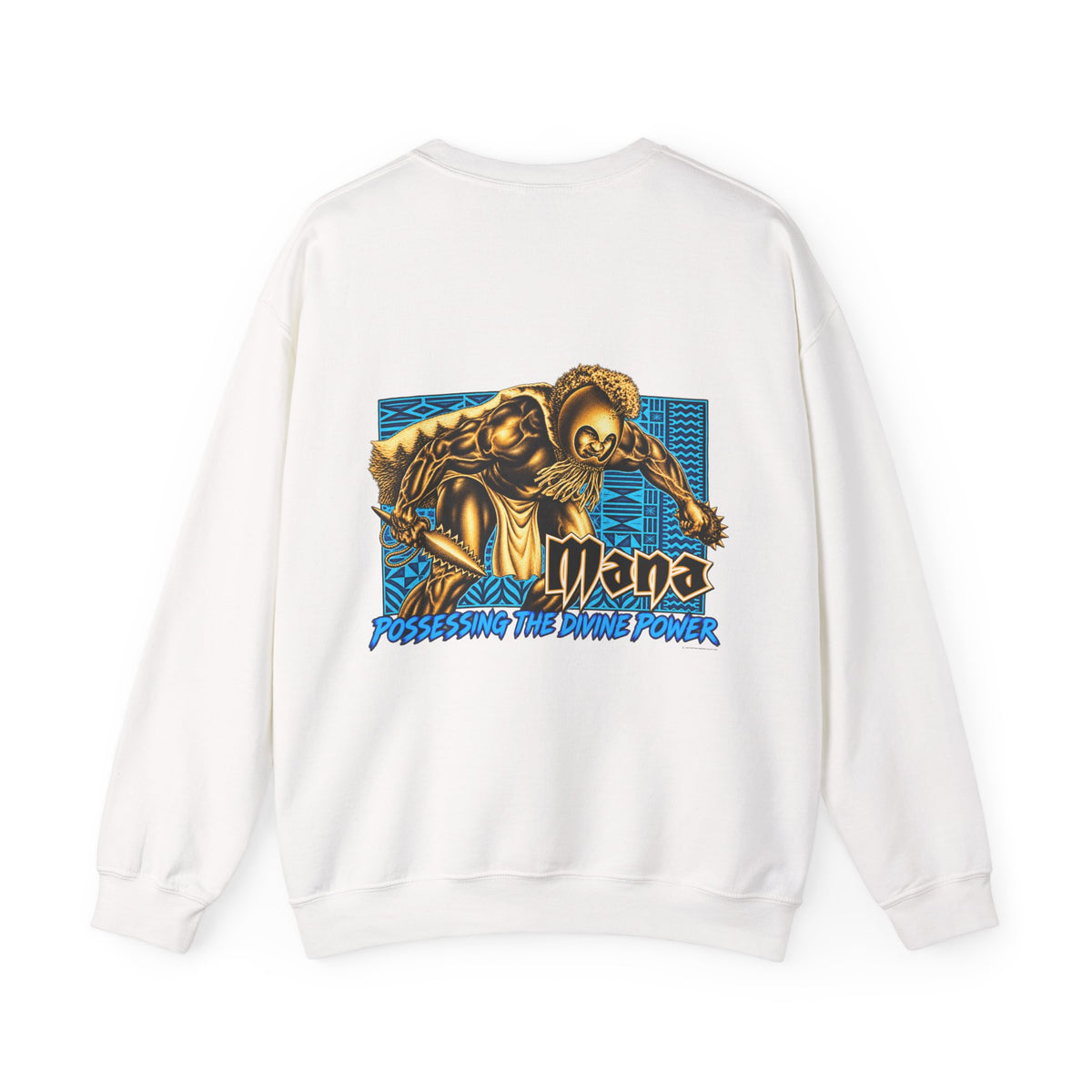 Hawaiian Strength Mana Possessing the Divine Power Unisex Heavy Blend™ Crewneck Sweatshirt