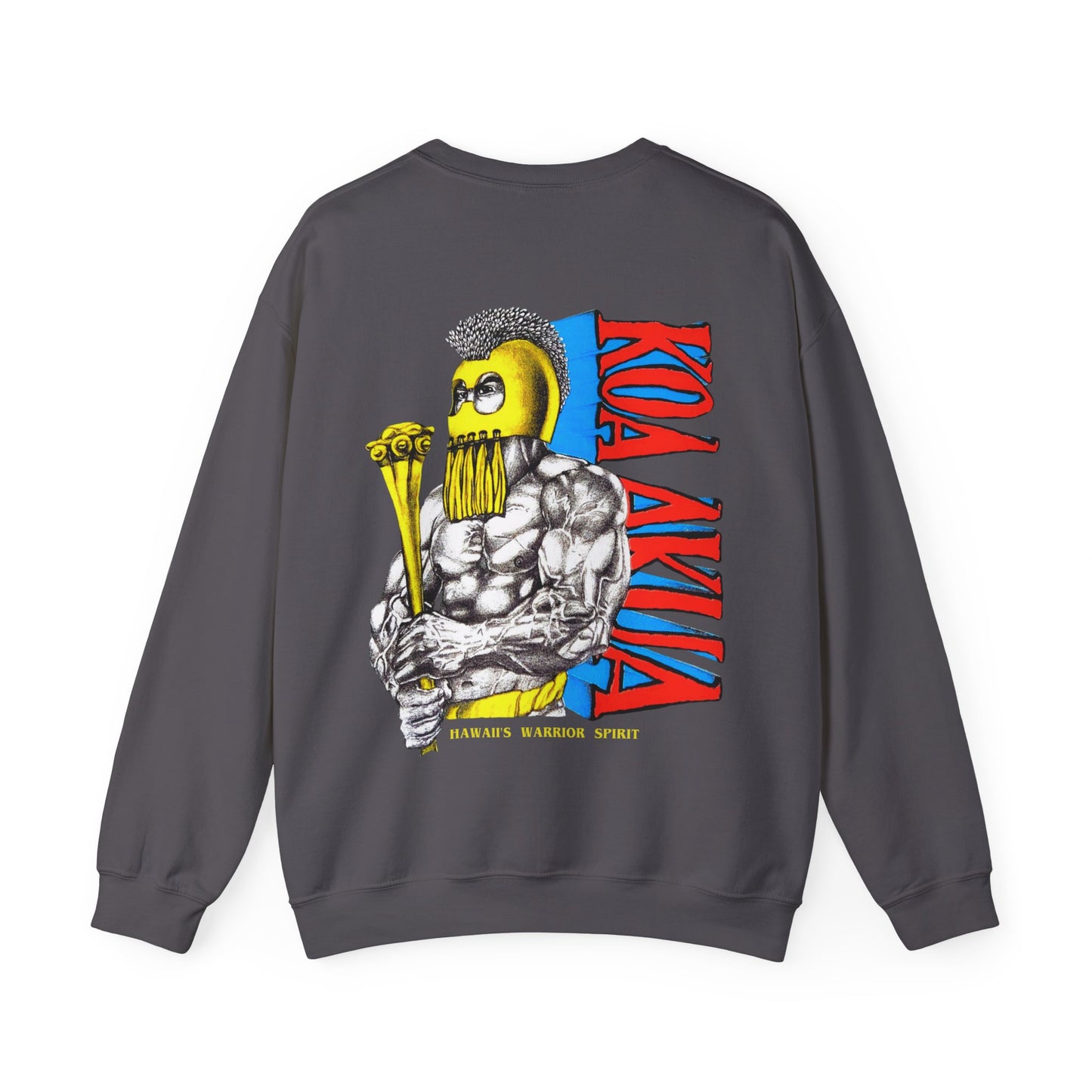 Hawaiian Strength Koa Akua Hawaii's Warrior Spirit Vintage Design 90s New Print Unisex Heavy Blend™ Crewneck Sweatshirt