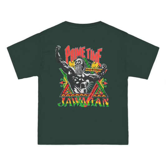 Jawaiian Strength Prime Time Jawaiian Vintage Design 90s New Print Beefy-T®  Short-Sleeve T-Shirt