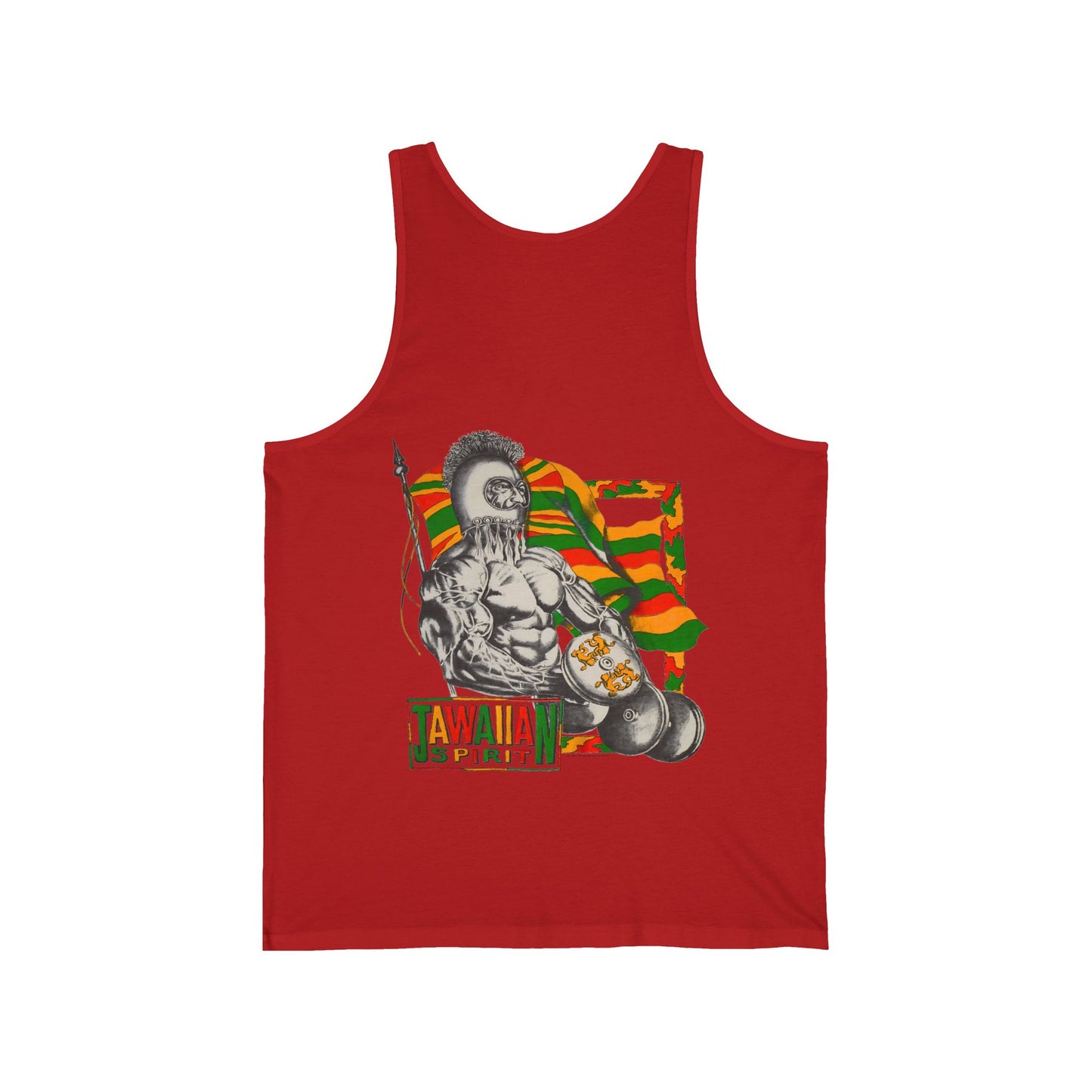 Jawaiian Strength Jawaiian Spirit Vintage Design 90s New Print Unisex Jersey Tank