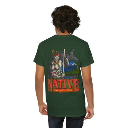 Samoan Strength Native Samoan Vintage 90s Design New Print Unisex Heavy Cotton Tee