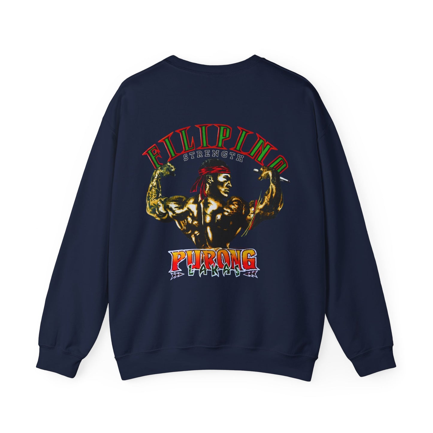 Filipino Strength Purong Lakas Vintage Design 90s New Print Unisex Heavy Blend™ Crewneck Sweatshirt