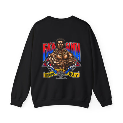 Samoan Strength Fa'a Samoa The Samoan Way Unisex Heavy Blend™ Crewneck Sweatshirt