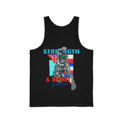 Hawaiian Strength Strength and Spirit of the People Vintage Design 90s New Print Unisex Jersey Tank