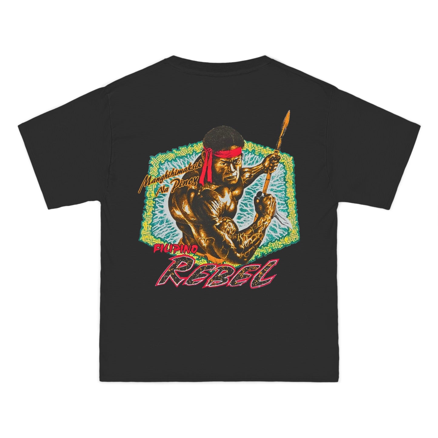 Filipino Strength Filipino Rebel Manghihimaksik Na Pinoy Vintage Design 90s New Print Beefy-T®  Short-Sleeve T-Shirt