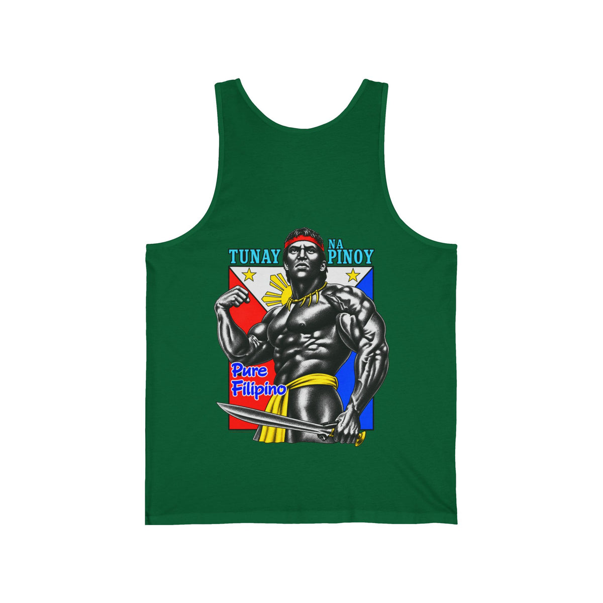 Filipino Strength Tunay na Pinoy Pure Filipino Unisex Jersey Tank