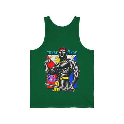 Filipino Strength Tunay na Pinoy Pure Filipino Unisex Jersey Tank