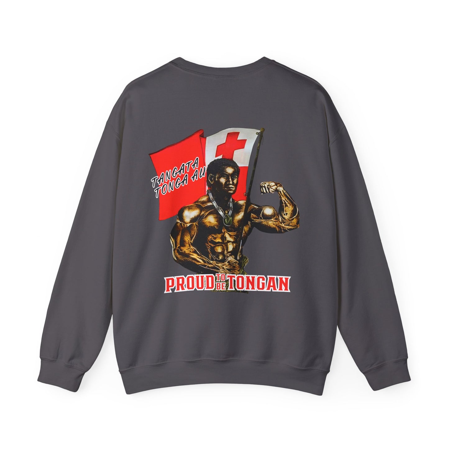 Local Strength Proud To Be Tongan Tangata Tonga Au Vintage Design 90s New Print Unisex Heavy Blend™ Crewneck Sweatshirt