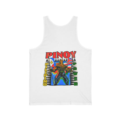 Filipino Strength Pinoy Pilipino Power Vintage Design 90s New Print Unisex Jersey Tank
